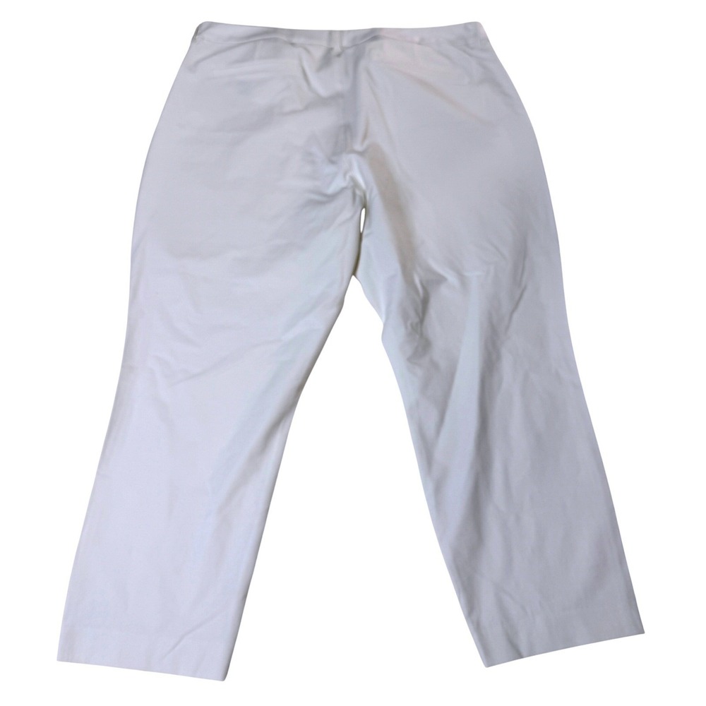 Pixie Pants Old Navy Women's Plus 24 White High Rise Stretch NWOT Slimming Work